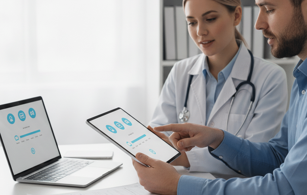 A healthcare professional
