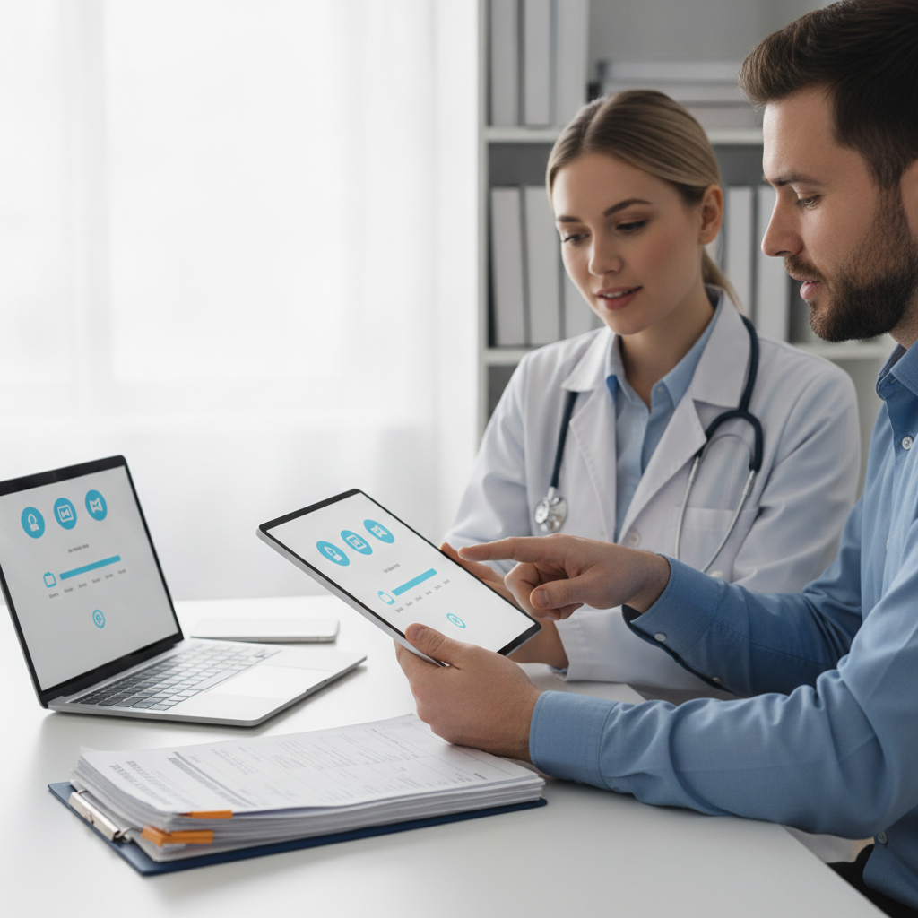 A healthcare professional