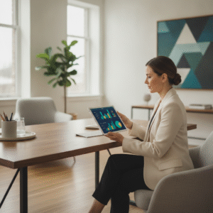 Therapist in — practice management roi