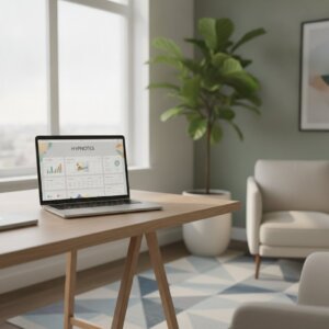 Calm therapist office — therapist work-life balance