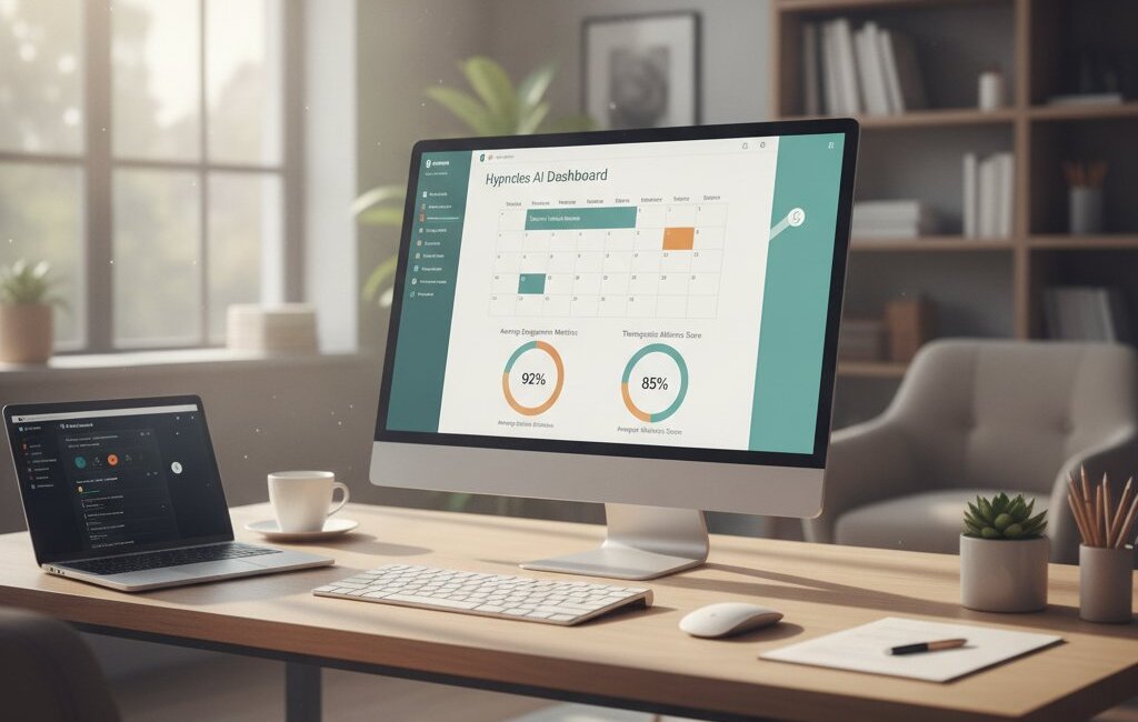 Modern workspace: Therapist — ai assistant follow up