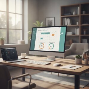Modern workspace: Therapist — ai assistant follow up